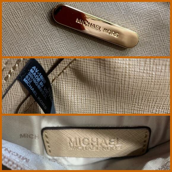 MICHAEL KORS Large Luggage Saffiano Leather MERCER Top Zip E/W Gallery Tote - Picture 13 of 14